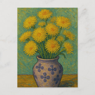 Postal Dandelion Postcard