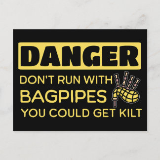Postal Danger Bagpipe Pun