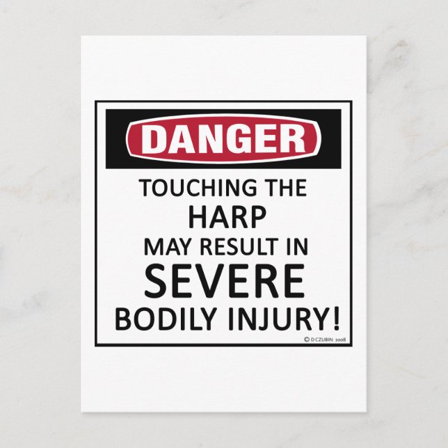 Postal Danger Harp (Anverso)