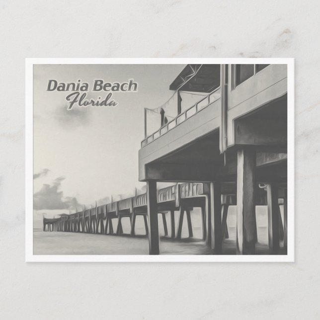 POSTAL DANIA BEACH FLORIDA (Anverso)