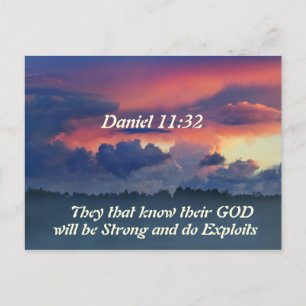 Postal Daniel 11:32 Biblia Verse