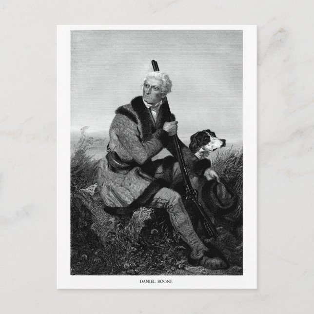 Postal Daniel Boone (Anverso)