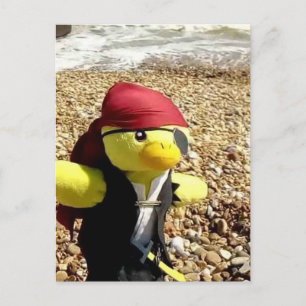 Postal Danny Duck el Pirata