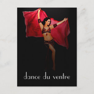 Postal danse du ventre Postcard