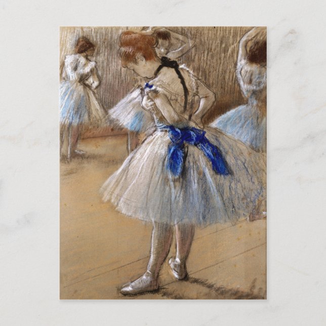 Postal Danseuse (bailarina), Edgar Degas (Anverso)