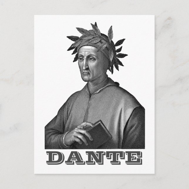 Postal Dante Alighieri (Anverso)