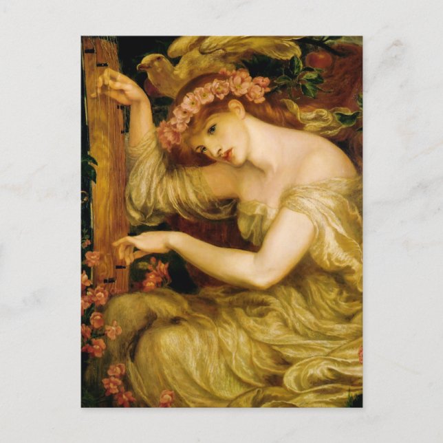 Postal Dante Gabriel Rossetti - Un derrame marino (Anverso)