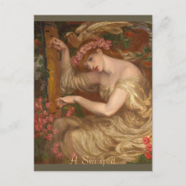 Postal Dante Gabriel Rossetti, un hechizo de mar, 1875-18