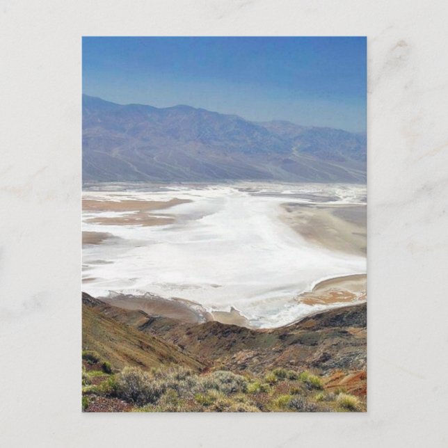 Postal Dante S Ver Salt Flats Deert Death Valley (Anverso)