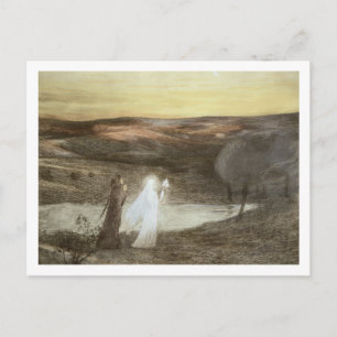 Postal Dante y Beatrice, de L'Estampe Moderne, pubs