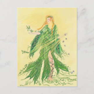Postal Danu - Déesse du Printemps