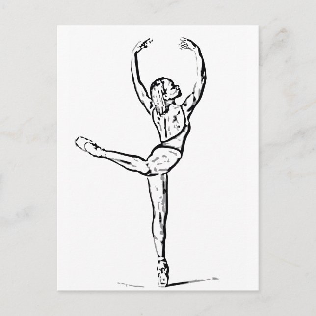 Postal Danza 1 (Anverso)