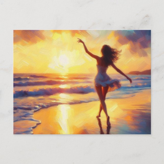 Postal Danza bajo el sol (Anverso)