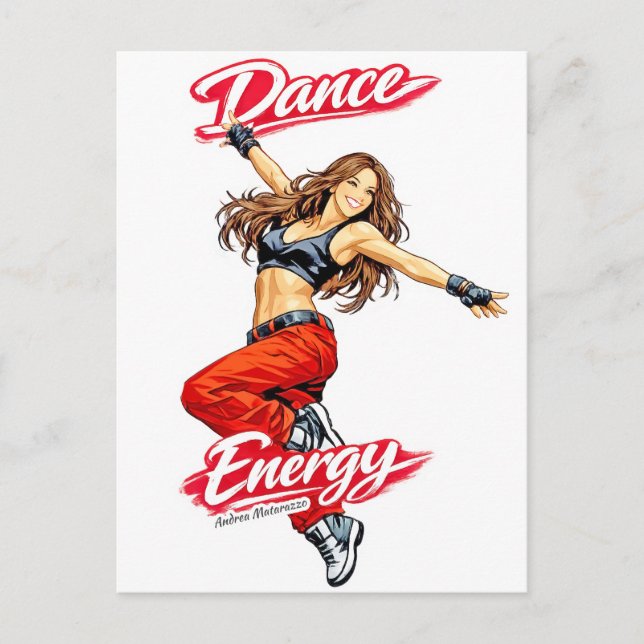 Postal Danza de Energía y Libertad (Anverso)