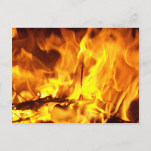 Postal Danza de fuego