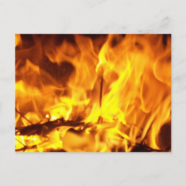 Postal Danza de fuego (Anverso)