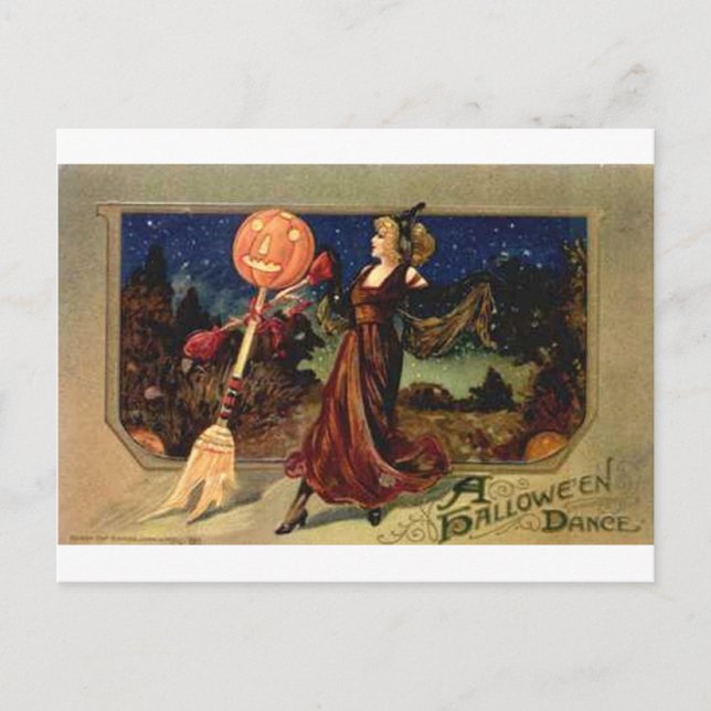 Postal Danza de Halloween (Anverso)