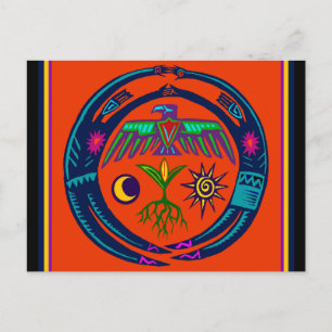 Postal Danza de la lluvia