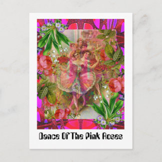 Postal Danza De Las Rosas Rosa