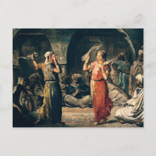 Postal Danza de los pañuelos, 1849