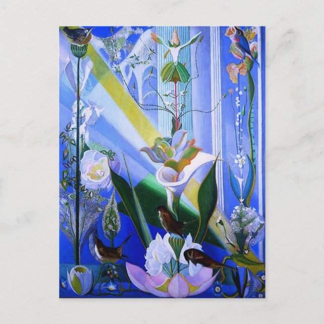 Postal Danza de Primavera de Joseph Stella (Anverso)