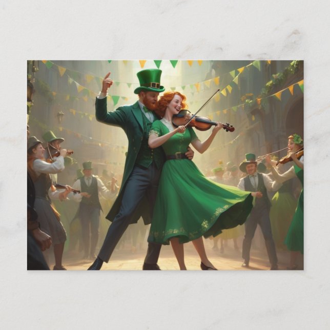 Postal Danza de San Patricio (Anverso)