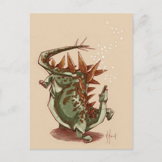 Postal Danza de Stego (Anverso)