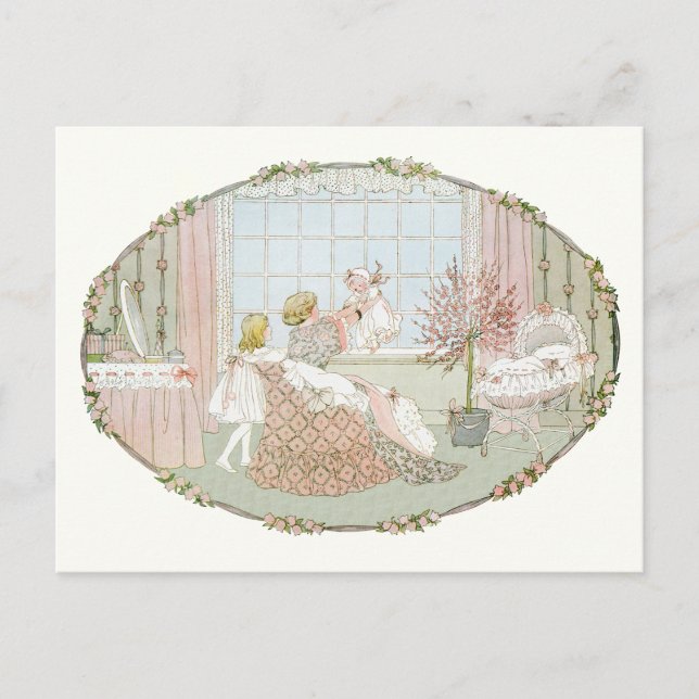 Postal Danza de un bebé Diddy por H. Willebeek Le Mair (Anverso)