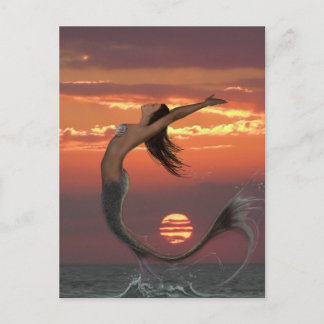 Postal danza del atardecer