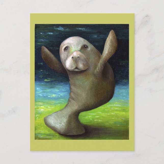 Postal Danza Del Manatee (Anverso)