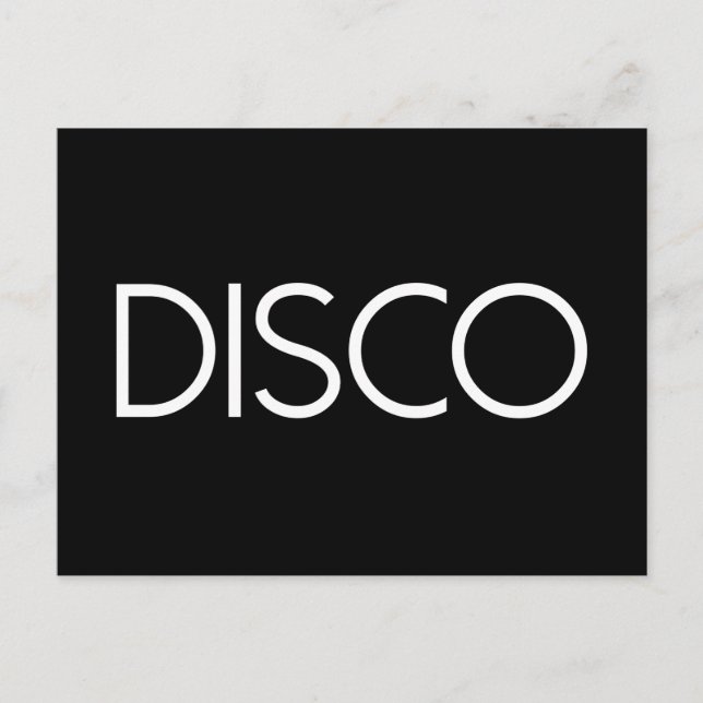 Postal Danza DISCO (Anverso)