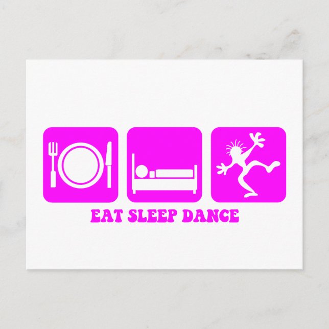 Postal Danza divertida (Anverso)