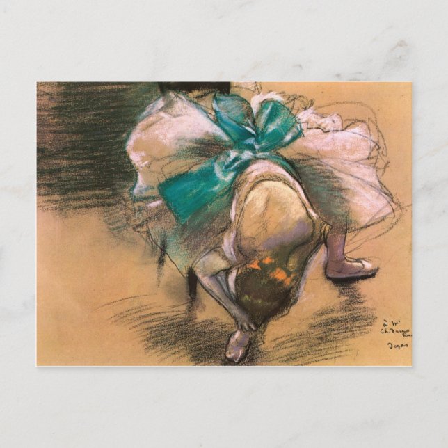 POSTAL DANZA, EDGAR DEGAS (Anverso)