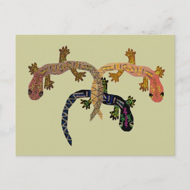 Postal Danza Gecko (Anverso)