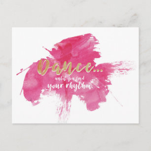 Postal Danza...hasta que encuentre su ritmo