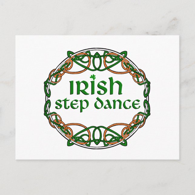 Postal Danza Irlandesa a Paso (Anverso)
