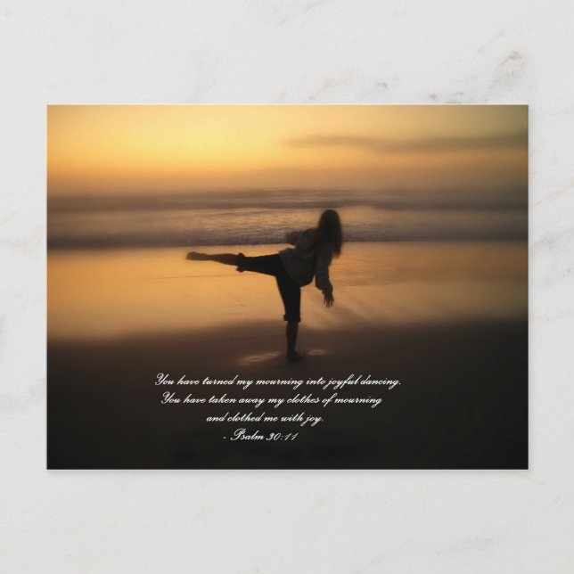 Postal Danza para la alegría (Anverso)