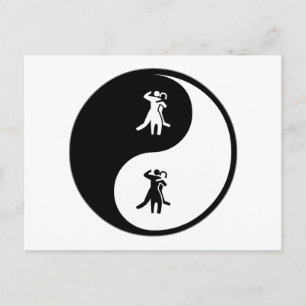 Postal Danza Yin Yang