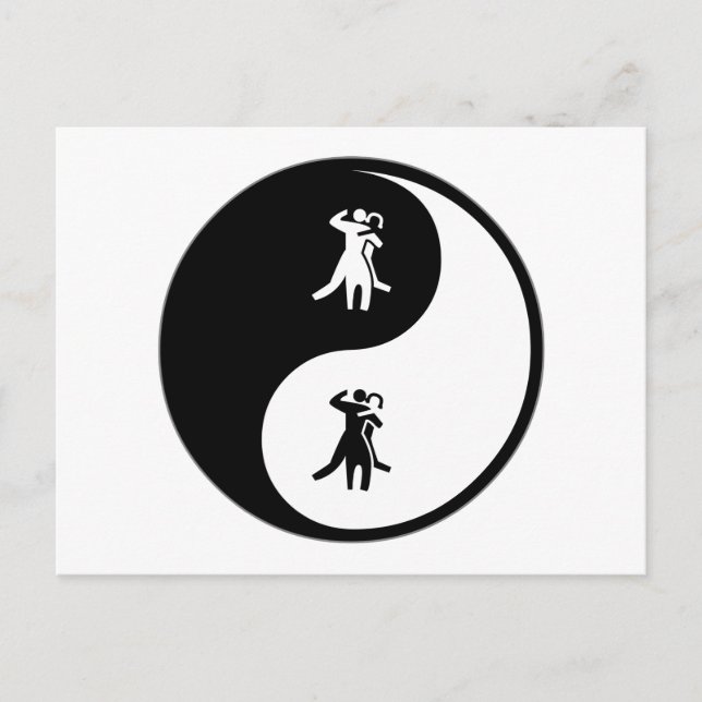 Postal Danza Yin Yang (Anverso)