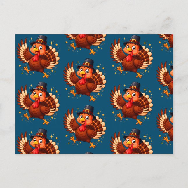 Postal Danzando Turquía (Anverso)