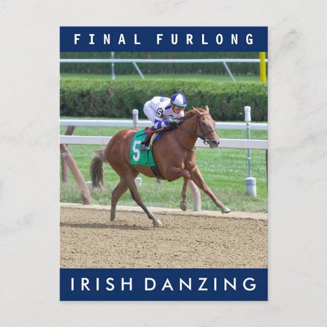 Postal Danzing irlandés - Pista de entrenamiento de Oklah (Anverso)