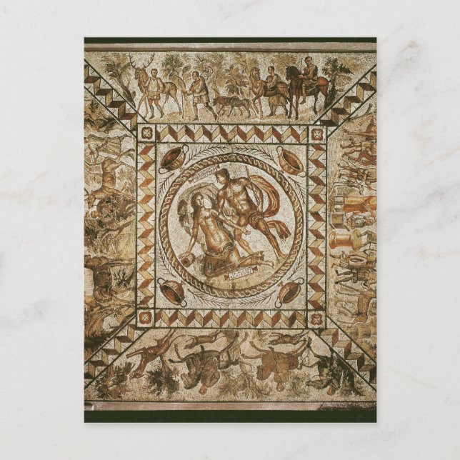 Postal Daphne perseguida por Apolo (Anverso)