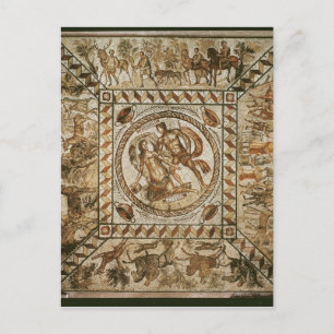 Postal Daphne perseguida por Apolo