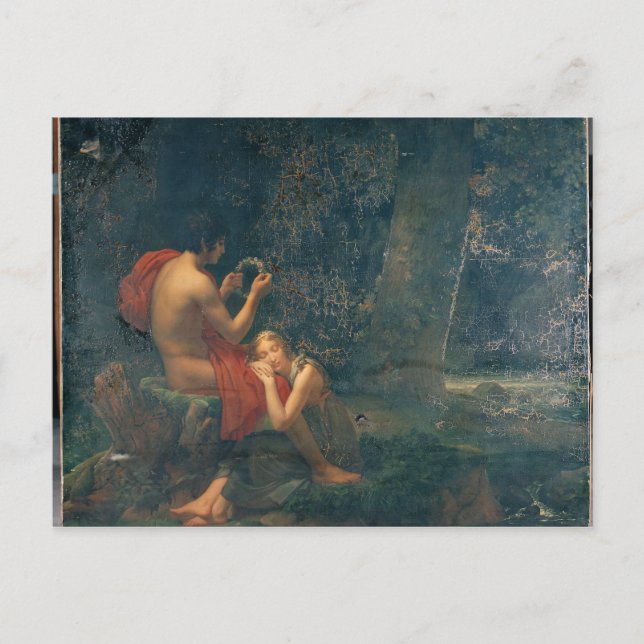 Postal Daphnis y Chloe, 1824-25 (Anverso)