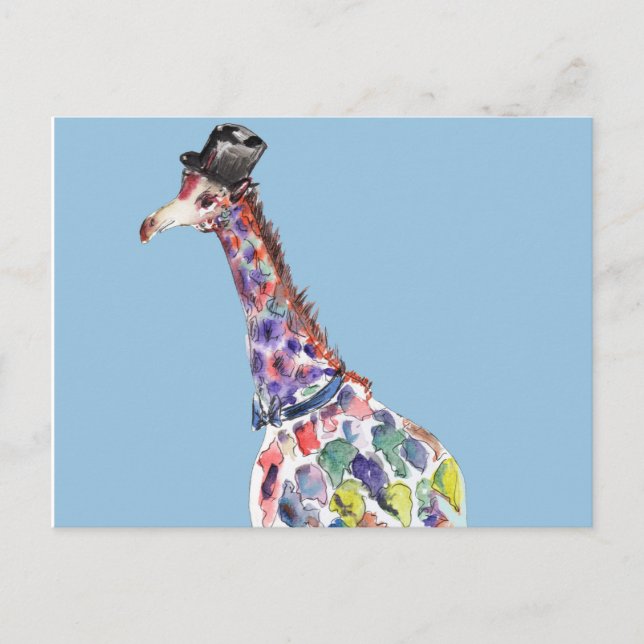 Postal Dapper Giraffe (Anverso)