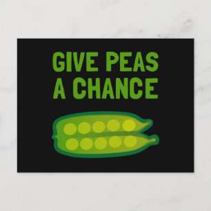 Postal Dar A Peas Una Oportunidad