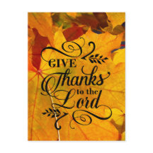 Dar gracias al Señor, hojas de otoño Día de Acción
