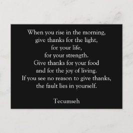 Postal Dar gracias - Postcard