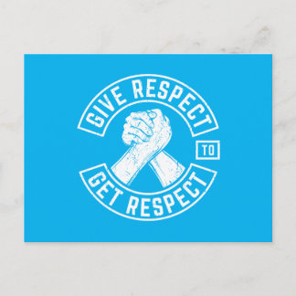Postal Dar Respeto Para Obtener Respeto MC Motero Inspira