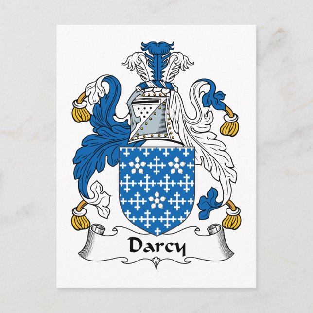 Postal Darcy Family Crest (Anverso)